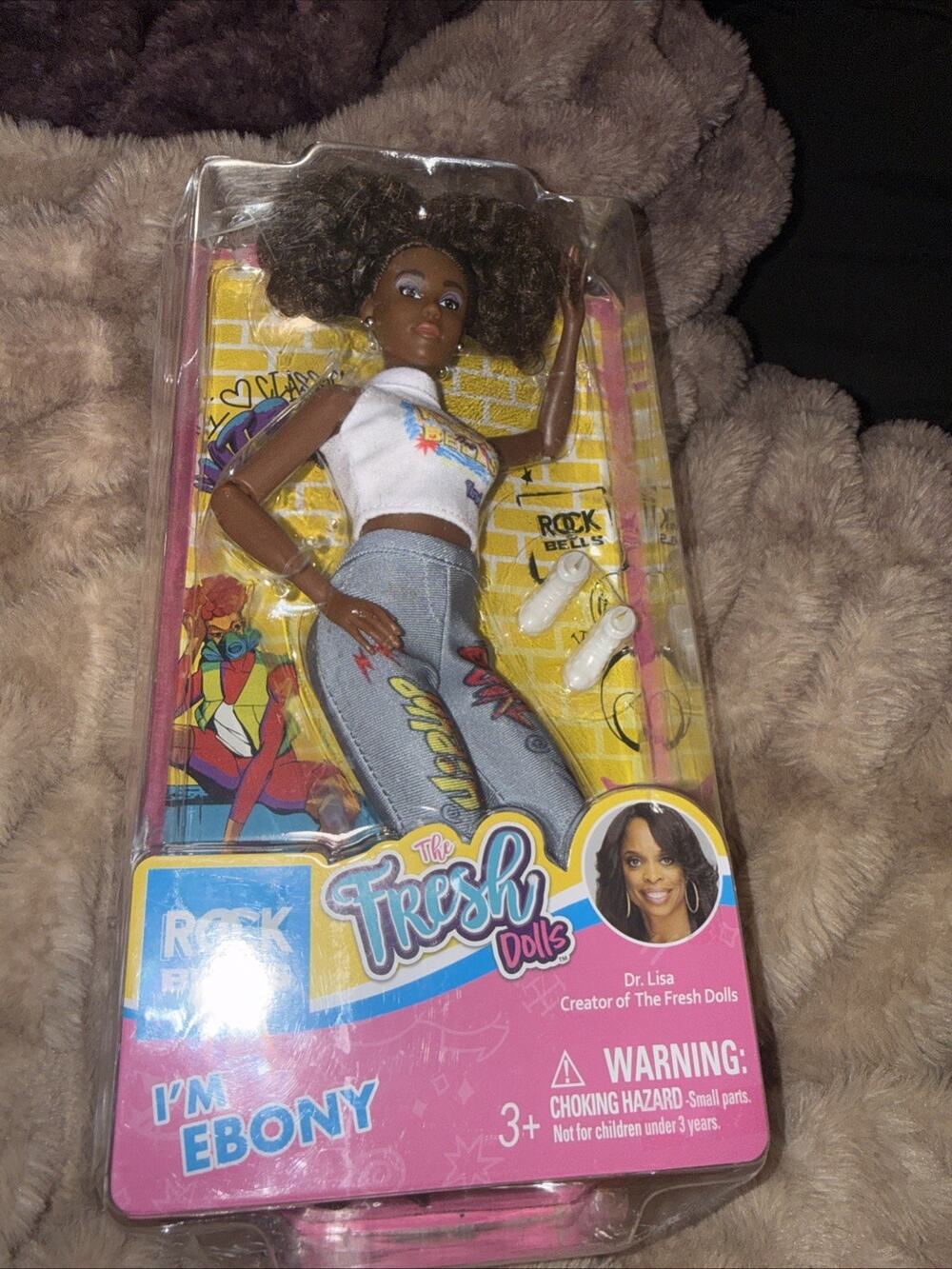 The Fresh Dolls "EBONY" 2022 Rock the Bells Doll NEW in Box